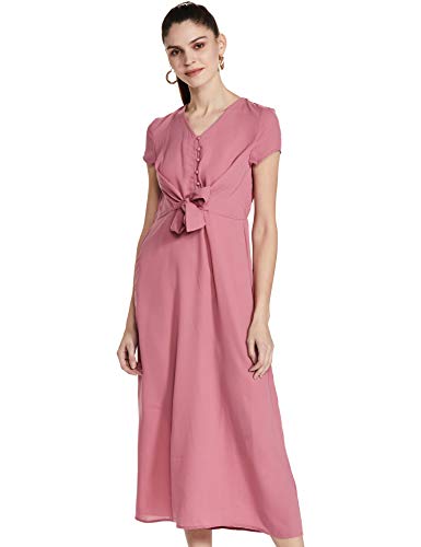 Image of Amazon Brand - Eden & Ivy Women's Polyester Empire Waist Midi Dress