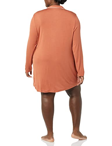 Image of Amazon Essentials Women's Piped Nightshirt (Available in Plus Size)