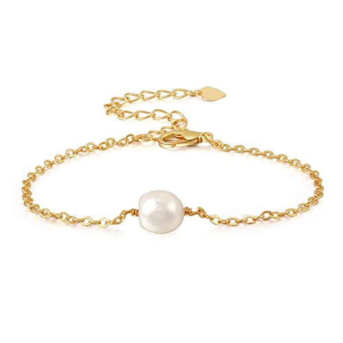 Boutons de manchette en noix de perle d'eau douce et or 18k, le cadeau idéal pour homme