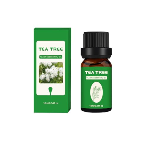 Aceites esenciales para difusor de perfume, aceites esenciales 100% puros naturales, aceites esenciales de árbol de té orgánico para bricolaje velas jabón, humidificadores, masajes, aromaterapia
