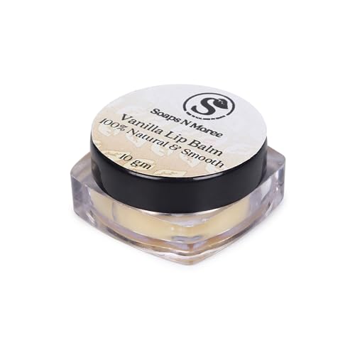 Image of Vanilla Lip Balm for Daily Care | Smooth Moisturizer for Dry, Rough & Chapped Lips | Helps Soften, Improve Texture & Smooth Finish | Lip Care for Moisture Lock, Hydration & Supple Look