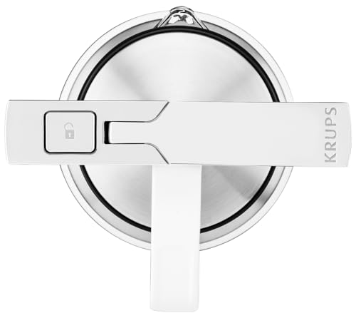 Foto von Krups Filterkaffeemaschine T8, 850 Watt, Kaffeemaschine mit automatische Abschaltung, 8-12 Tassen, 1l Wasserbehälter, beleuchteter Ein- Ausschalter, weiß, KM4682