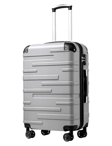 Coolife Luggage Suitcase Carry-on Hardside Travel Luggage