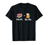 Lernen und Besaufen Humorvoll Saufspruch T-Shirt
