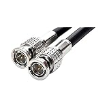 TEC-PARTS 3.3CUHD 固定配線用 4K 12G/3G/HD-SDI対応 両端BNC付き同軸ケーブル 黒色 単線 L-3.3CUHD CANARE カナレ (3m)