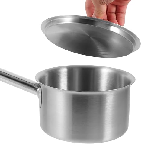 Olla alta de acero inoxidable antiadherente que evita que la leche se pegue 5
