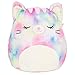 Squishmallows SQJW21-75CA-8 Erika The Rainbow Cat Ultra Soft Plüschtier, 19,1 cm, Mehrfarbig
