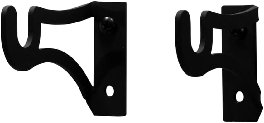 Village Wrought Iron Curtain Brackets for .5 Inch Rods