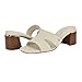 Calvin Klein Women's Valery Heeled Sandal, Ivory 151, 9.5