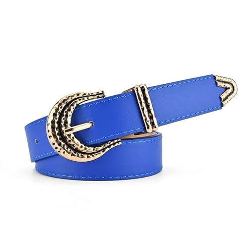 Women's Metal Belt For Dress Faux Leather Belt Vintage Casual Summer D Ring Fall Metal Buckle Buckle