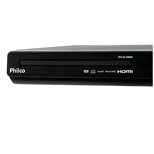 DVD Player, Philco PH136 HDMI, Preto