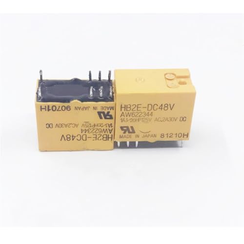 Relais HB2E DC48V pour la réparation d'armoires électriques industrielles 10pcs