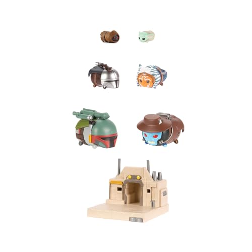 Tsum Tsum Star Wars Deluxe Set Nueva República, de Jakks Pacific, Pack Coleccionable Oficial con Personajes icónicos, Niños 3 Años +