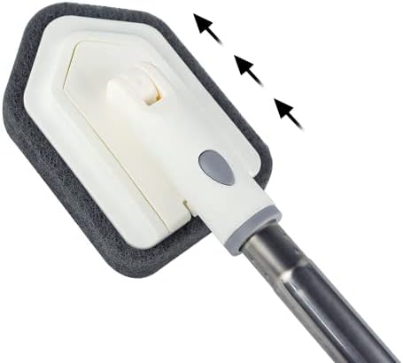 Miniatura 3 de ITTAHO 2pcs cabeza de esponja reemplazable para ducha extensible limpieza de azulejos de bañera