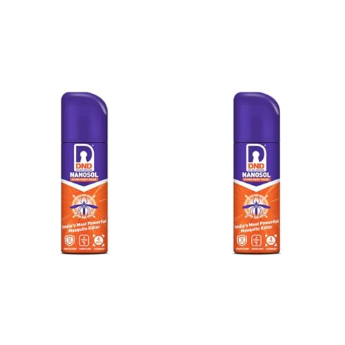 Image of DND Nanosol Flying Insect Killer | Mosquito Repellent Aerosol Spray | Instant Kill Action | 12 hrs Protection | Pack of 2-32g (50ml)