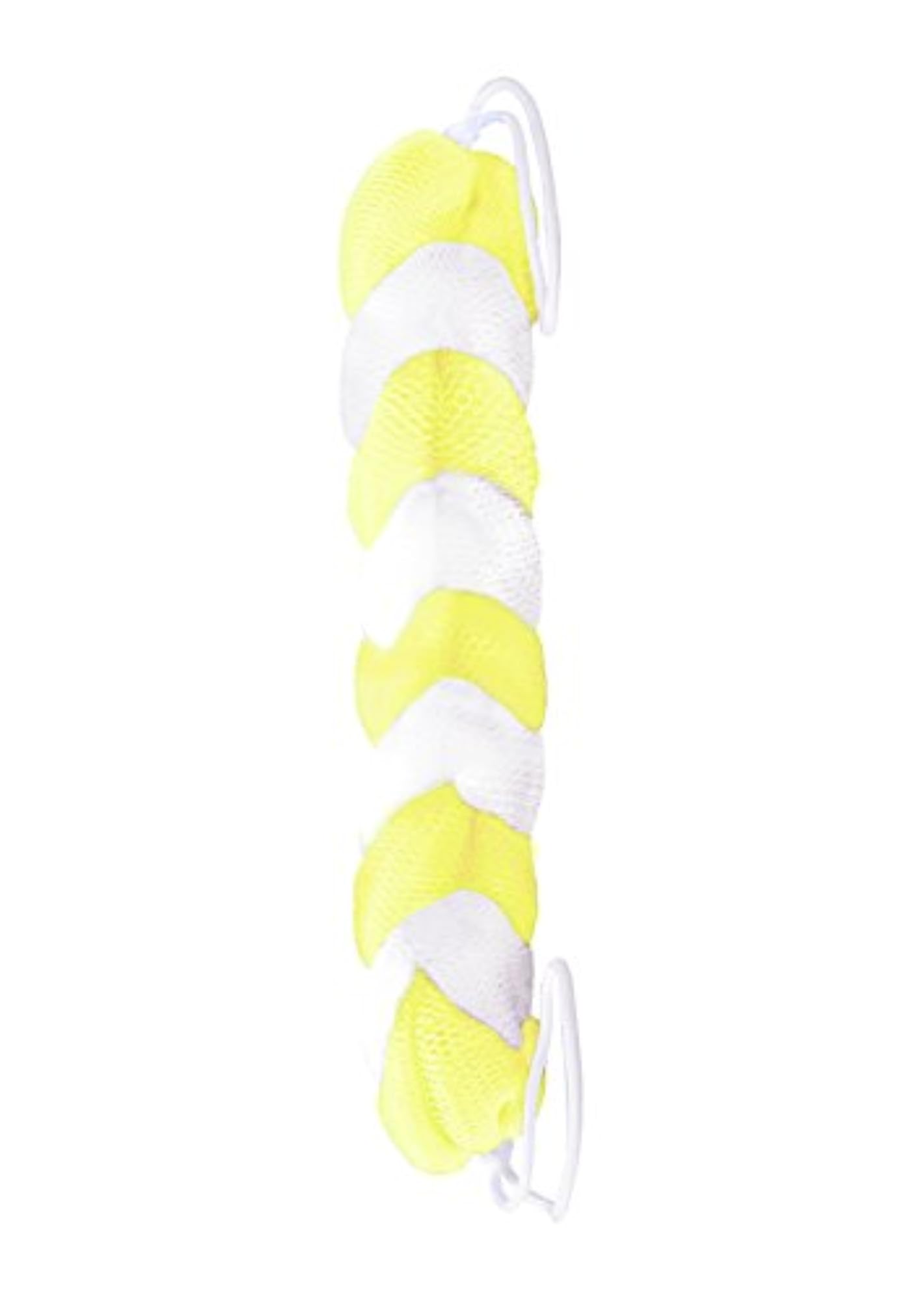 Shower Sponge, Lemon and White