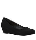 Women's Comfort Insole Mid Heel Peep Toe Pump