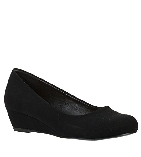 Women's Comfort Insole Mid Heel Peep Toe Pump