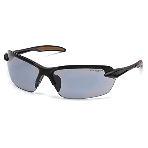Carhartt Gear CHB361 Spokane Blue Mirror Polarized Lens - One Size Fits All - Black
