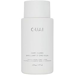 OUAI Hair Gloss - In-Shower Shiny Hair Treatment & Glaze with Frizz Control - Heat Protectant Infused with Hyaluronic Acid, Rice Water & Panthenol - Paraben, Phthalate & Sulfate Free (6 Oz)