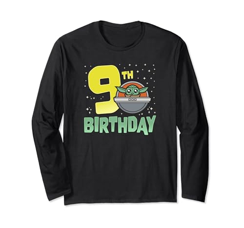 T-shirt Grogu 9 ans Star Wars à manches longues pour enfant passionné