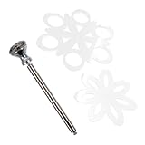 UKCOCO Acryl Eiswaffelhalter Transparent 6 loch Kegelständer für Sushi Handrollen und Eispräsentation Küchengerät Gastronomie Displayständer