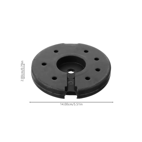 Base contrapeso para lámpara redonda de metal con diseño resistente y estable 2