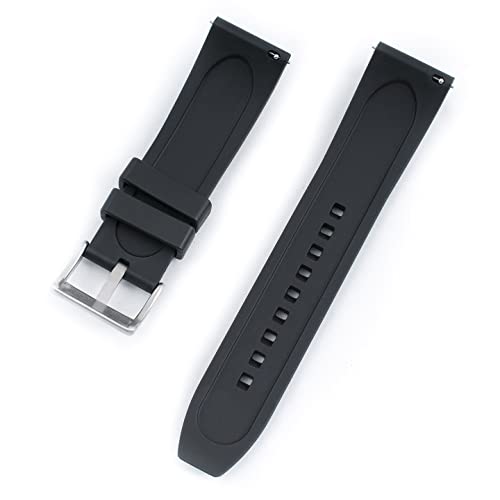 Image of StrapHabit Quick Release Rubber Watch Strap Band FKM 20mm 22mm 24mm
