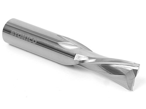 Image of YONICO Downcut Router Bits Spiral 2 Flute Solid Carbide CNC Low Helix End Mill 1 /2-Inch Dia. 1 /2-Inch Shank 36261-SC