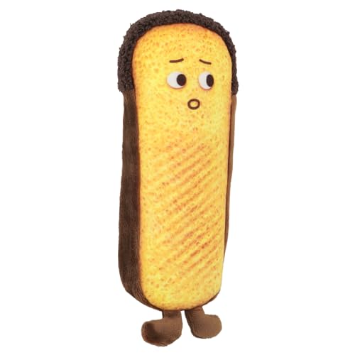 Image of Minache Women Expression Bread Plush Pen Pencil Case Stationery Pouch Ladies Cosmetic Bag