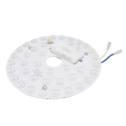 Kit de Luces LED de 7,1 Pulgadas para Ventilador de Techo, Reemplazo de Luz LED para Ventilador de Techo Magnético, 18W 3CCT 3000K 4200K 6500K, Panel para Dormitorio, Sala de Estar, Redondo