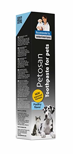 Petosan Zahnpasta für Tiere - Doppelpack - 2 x 50 ml (2 x 70g)