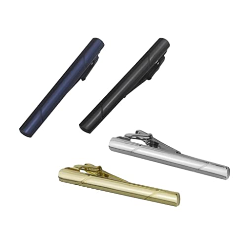 Generic 4 Pçs Prendedor de Gravata Simples Alfinetes de Gravata Masculinos Camisas Prendedores de Gr