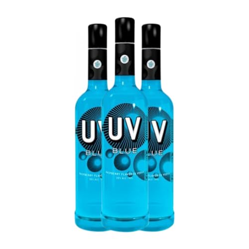 Vodka Phillips UV Blue 70 cl (Caja de 3 Botellas de 70 cl)