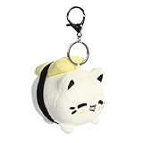 Aurora® Tasty Peach® Tamago Sushi Meowchi Clip-On Plush - White 3.5 Inches