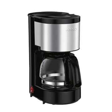 Cafeteira Filtro Perfectta 600ml Cfpi Arno Perfectta Preto E Inox 110v