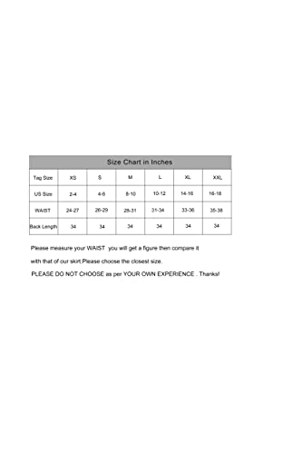 Tronjori Womens A Line Long Lightweight Tencel Denim Tiered Skirt With Multi Layers(L, Blue Multi Layer) #TOP5