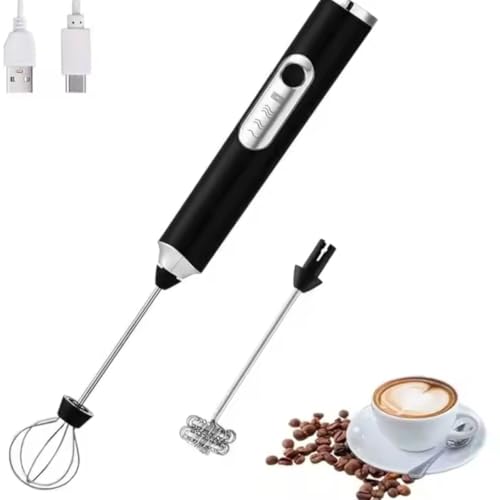 Mini Mixer Portátil Sem Fio Recarregável 2 em 1 Misturador de Bebidas Batedor de Ovos Fue Multiuso c