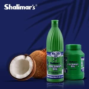 Image of SHALIMARS Coconut Oil Bottle 175Ml (Pack Of 4)
