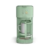 bella VersaBrew 2-in1 Coffee Maker, Fits-anywhere Kitchenware, Brew 3 Sizes Carafes & Single Serve Cups, Dishwasher Safe Reusable Filter & Filter Holder, Iced Coffee Function, 60oz Tank, Seaglass