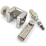 K-MOTOR PERFORMANCE Spark Plug Gap Tool - 1 Set with Magnetic Screwdriver Black (14mm)