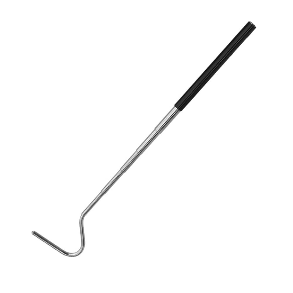 Hameçon serpent rétractable en acier inoxydable de 68,6 cm pour reptiles et animaux de compagnie, outil de manipulation extensible