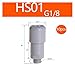 LIAWAYIV RS Vacuum Generator Muffler RS02-G02M RS03-G0 RS04-G04M RS06-G06M Plastic Muffler Industrial Noise Vacuum Pump Metal(HS01-G1/8-10PCS)
