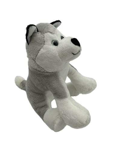 Cornelißen Peluche Husky Ne convient Pas aux Enfants de moins de 36 mois., 15 cm de Piel, Gris, Perro de Peluche, Regalo para niños