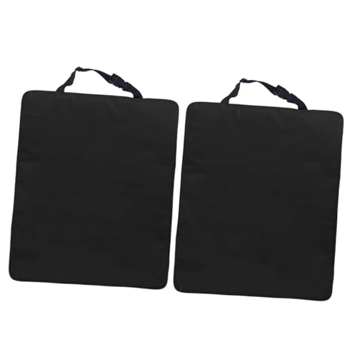 DECORNIJIA 2 Piezas Protector Asiento Coche Respaldo Alfombrillas Antideslizantes Duraderas para Asiento Trasero Vehículo Protección y Mascotas
