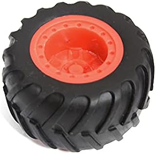 Integy RC Model C29913 Plastic Miniature Toy Cars Wheel w/ Rubber Tire for DIY Toys