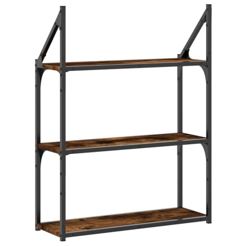 Estante de pared de 3 niveles para decorar salones modernos 8