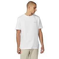 Ben Sherman Men’s Signature Chest Embroidery T-Shirt, White, Medium
