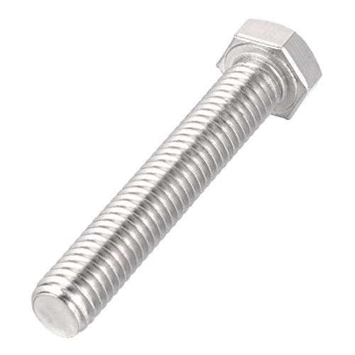 Image of uxcell 3 /8-16x2-1 /4 Hex Bolts 304 Stainless Steel Hexagon Screw Bolt 5pcs