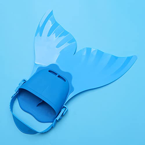 image for LIOOBO 1pc Mermaid Fin Kids Swim Fins Monofin Flippers for Swimming Ki